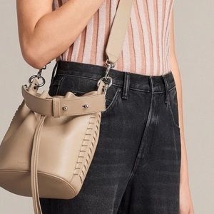 All Saints Ray Bucket Bag NWOT